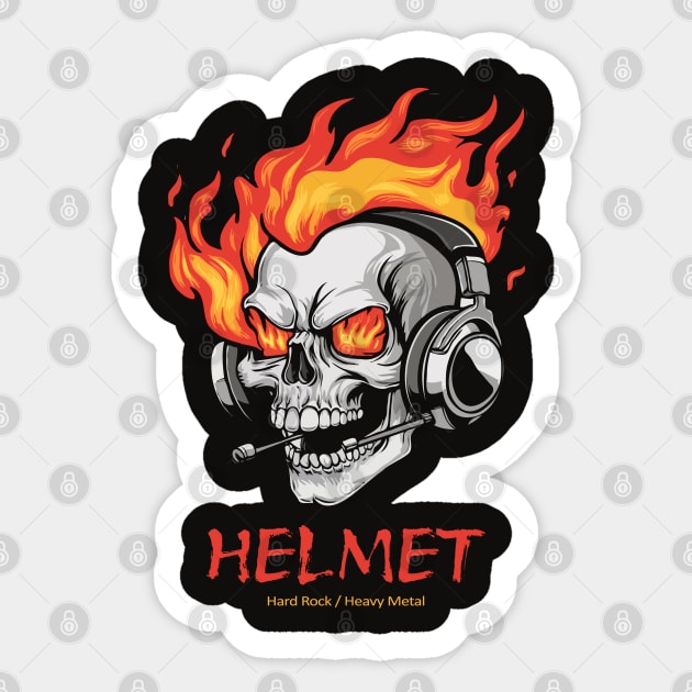 helmet Sticker by unengke